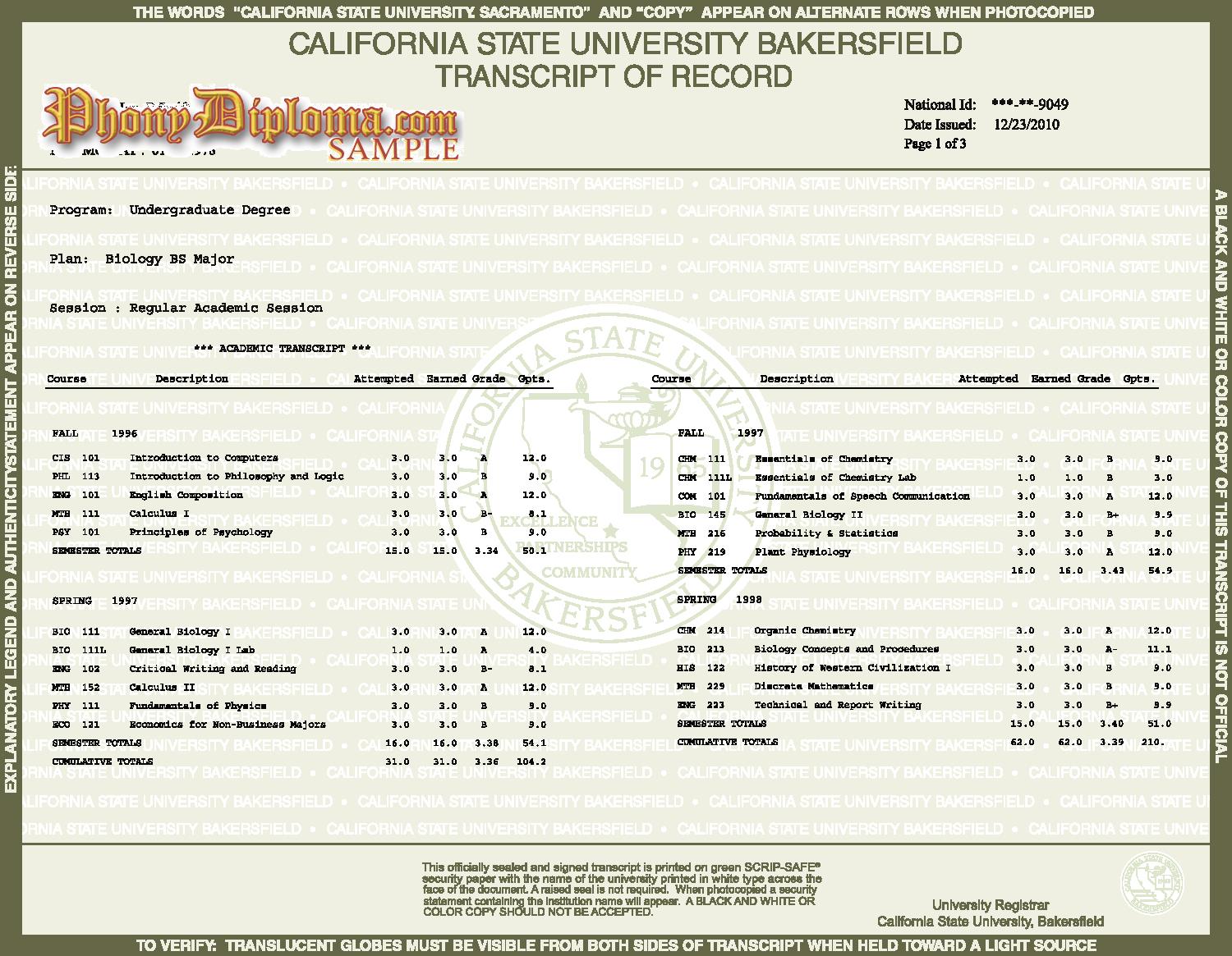 Buy Fake College Transcripts Order And Faq